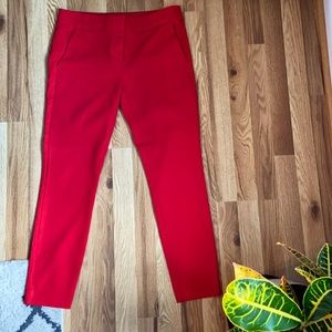 Loft Marisa Pants in Red